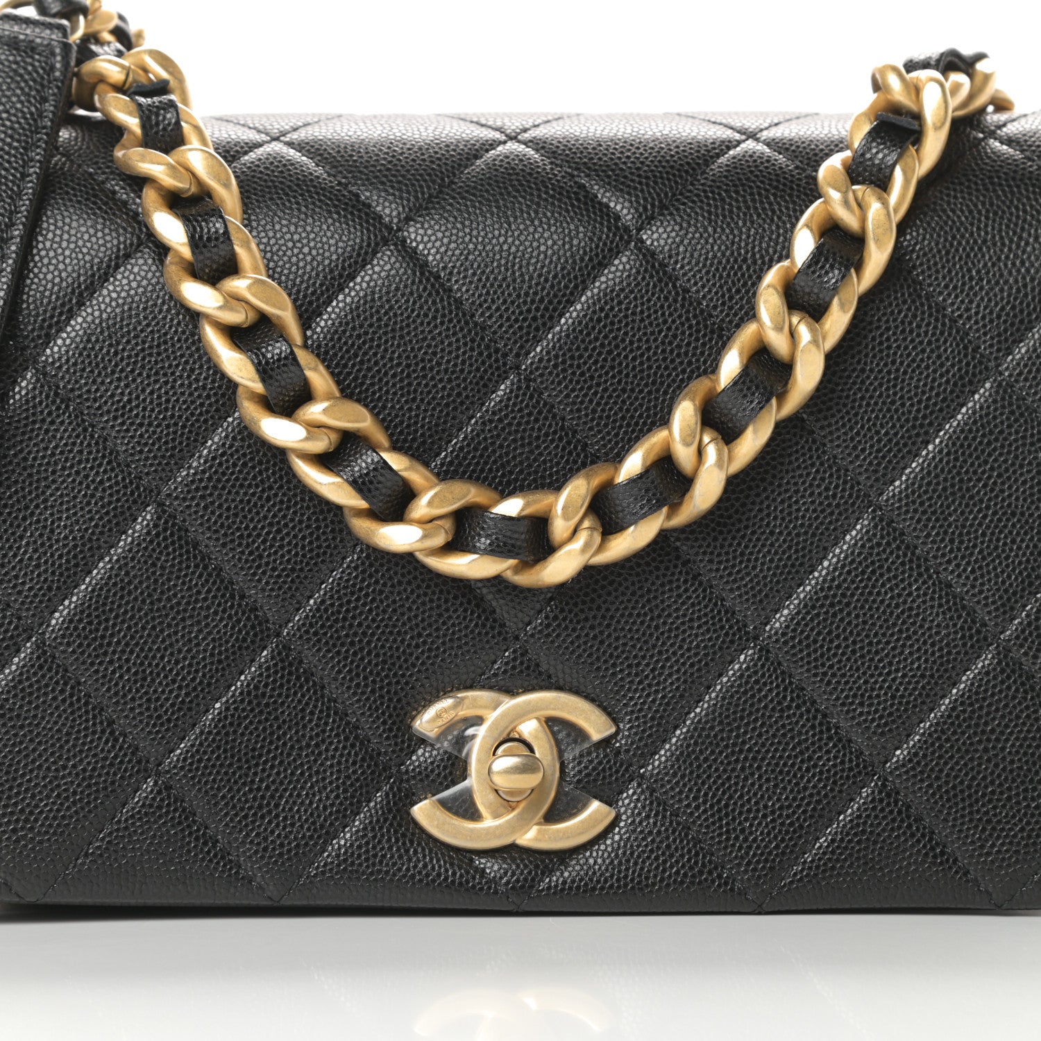 Chanel Caviar Quilted Small Fashion Therapy Flap Bag Black 8 of 11