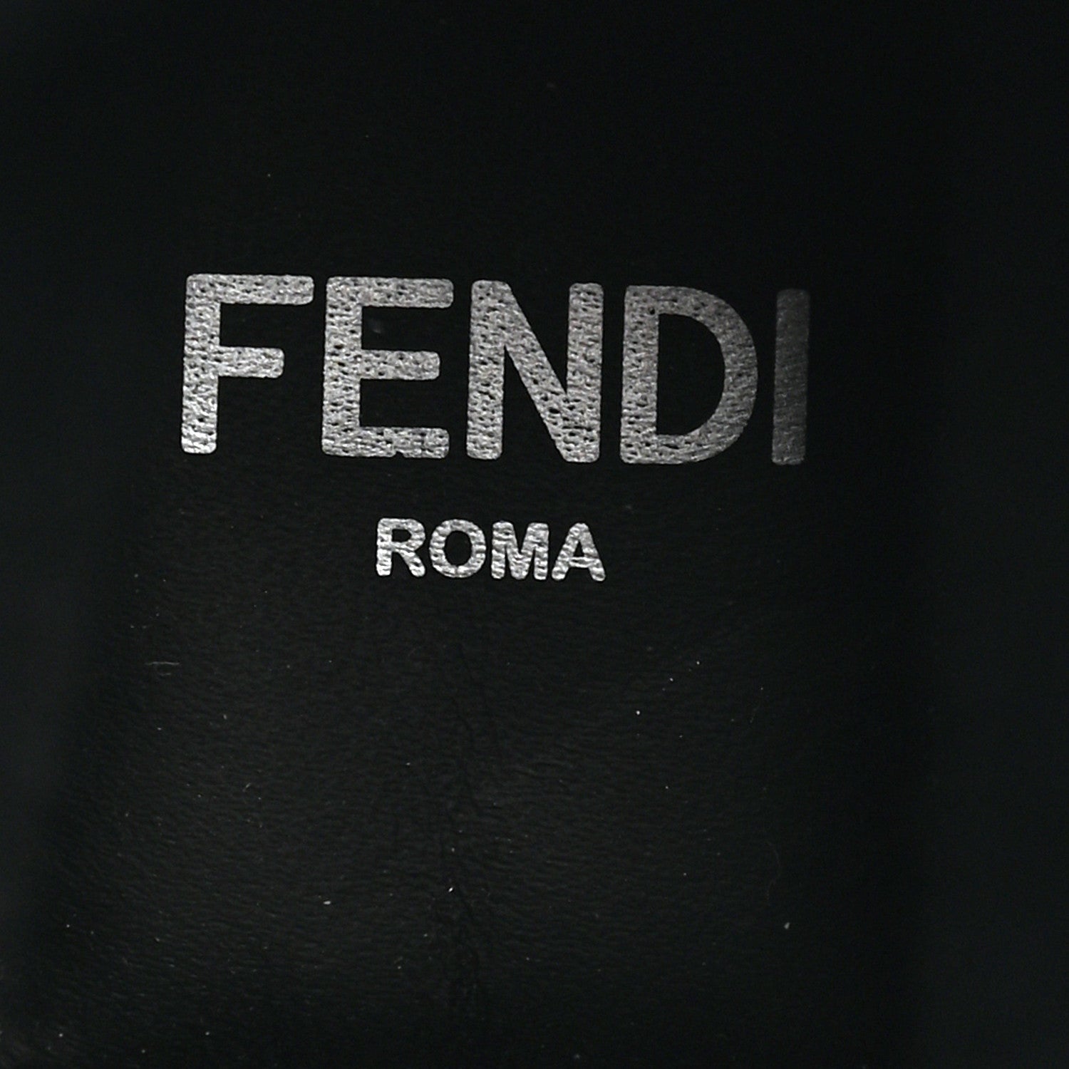 Fendi Nylon Baguette Domino 50mm Biker Boots 41 Eddie Black 8 of 10
