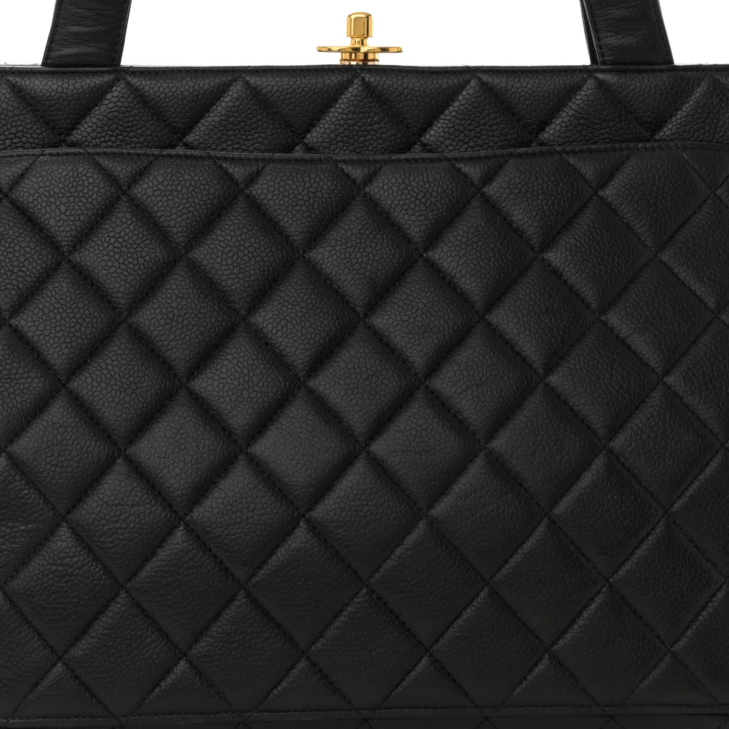 Chanel Caviar Quilted Frame Shoulder Bag Black 9 of 11