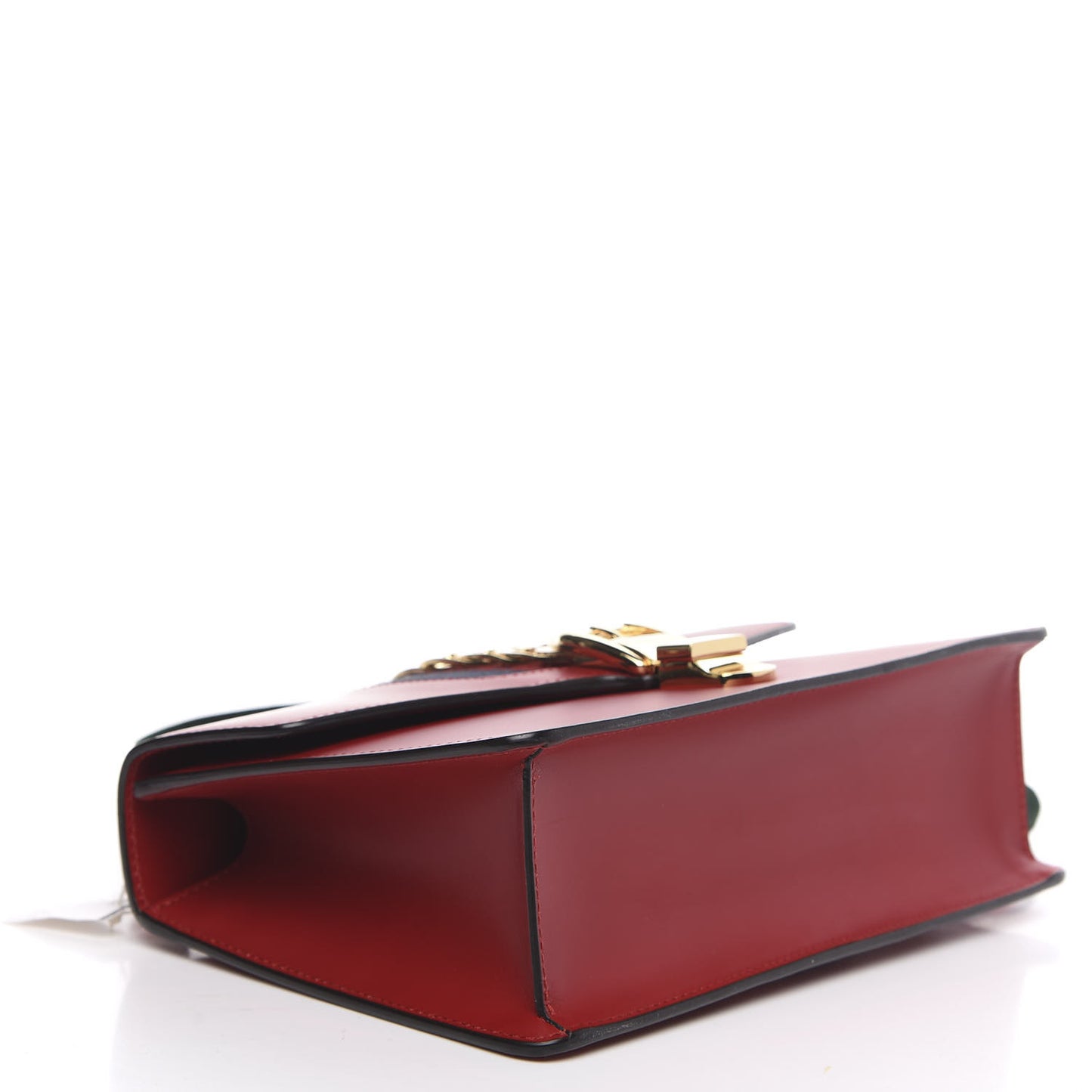 Calfskin Small Sylvie Shoulder Bag Hibiscus Red