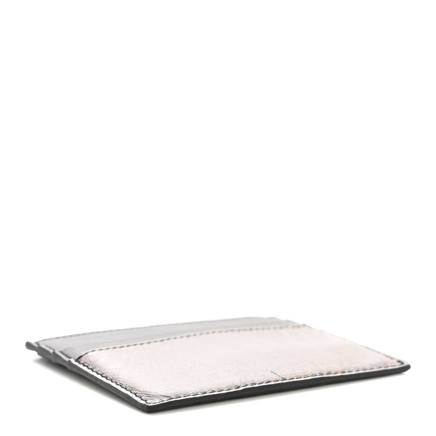 Fendi X SARAH COLEMAN Vitello Grace Light Micro FF Vertigo Embossed Card Holder Maya Black 4 of 6