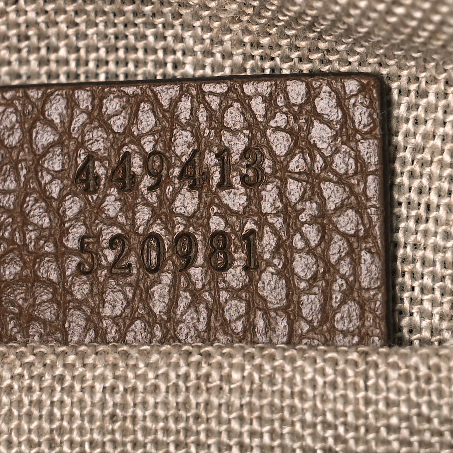 Gucci Monogram Mini Bree Messenger Bag Beige Tabacco 8 of 10