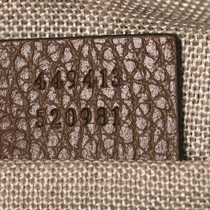 Gucci Monogram Mini Bree Messenger Bag Beige Tabacco 8 of 10