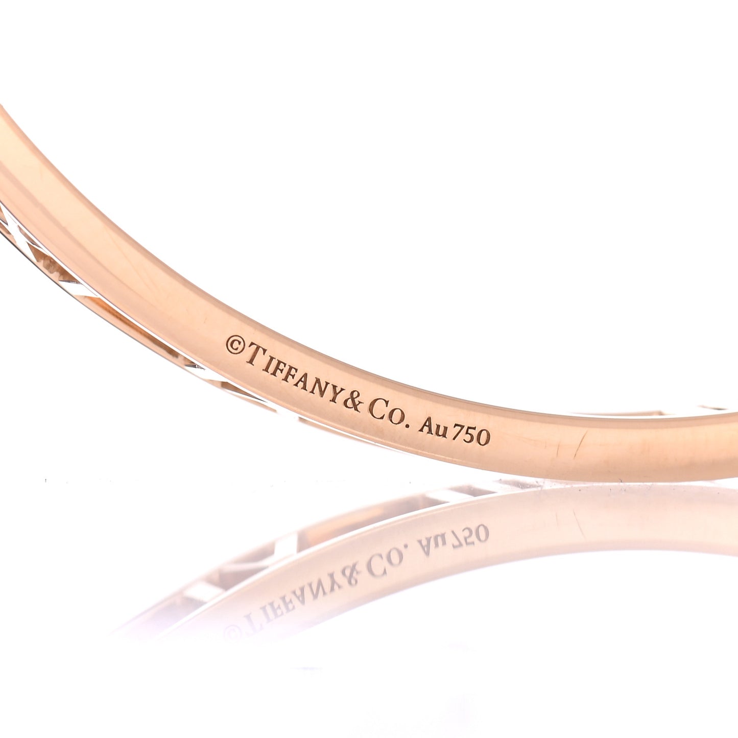 18K Yellow Gold Atlas Open Bangle Bracelet