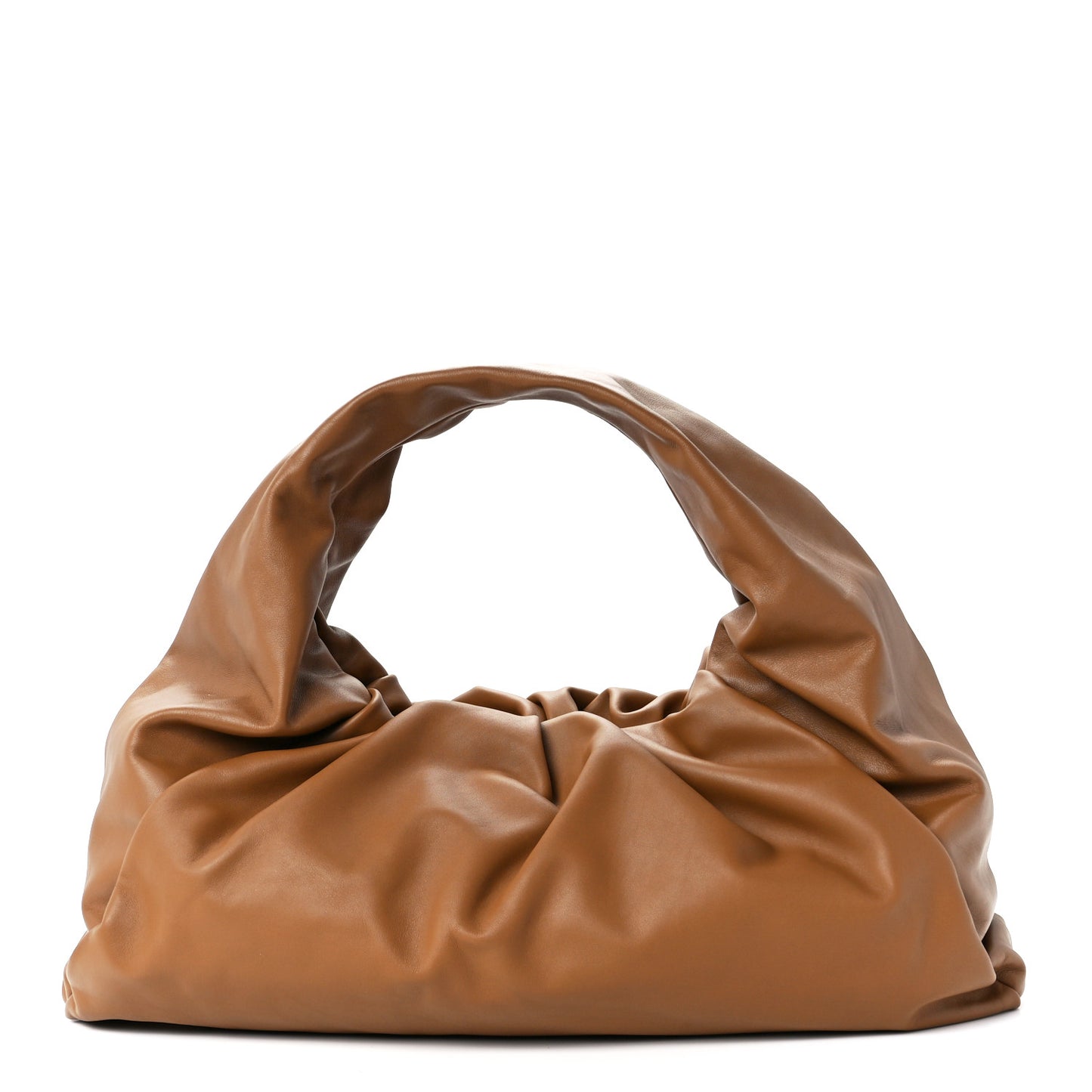 Smooth Butter Calfskin Large The Shoulder Pouch Cammello