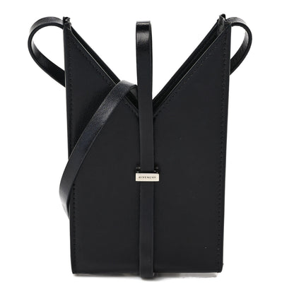 Givenchy Calfskin Mini Cut Out Phone Crossbody Pouch Black 1 of 8