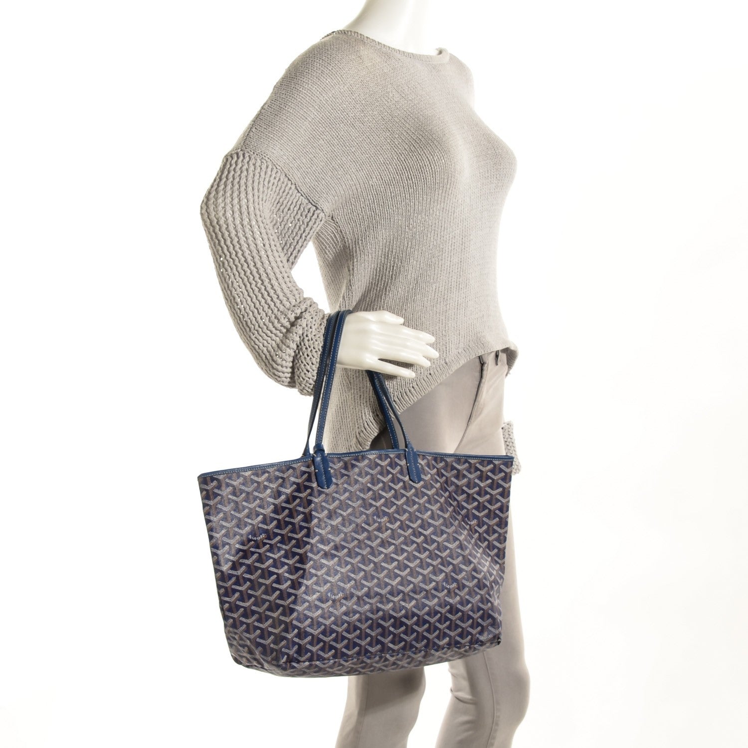 Goyard Goyardine Saint Louis PM Blue 2 of 8