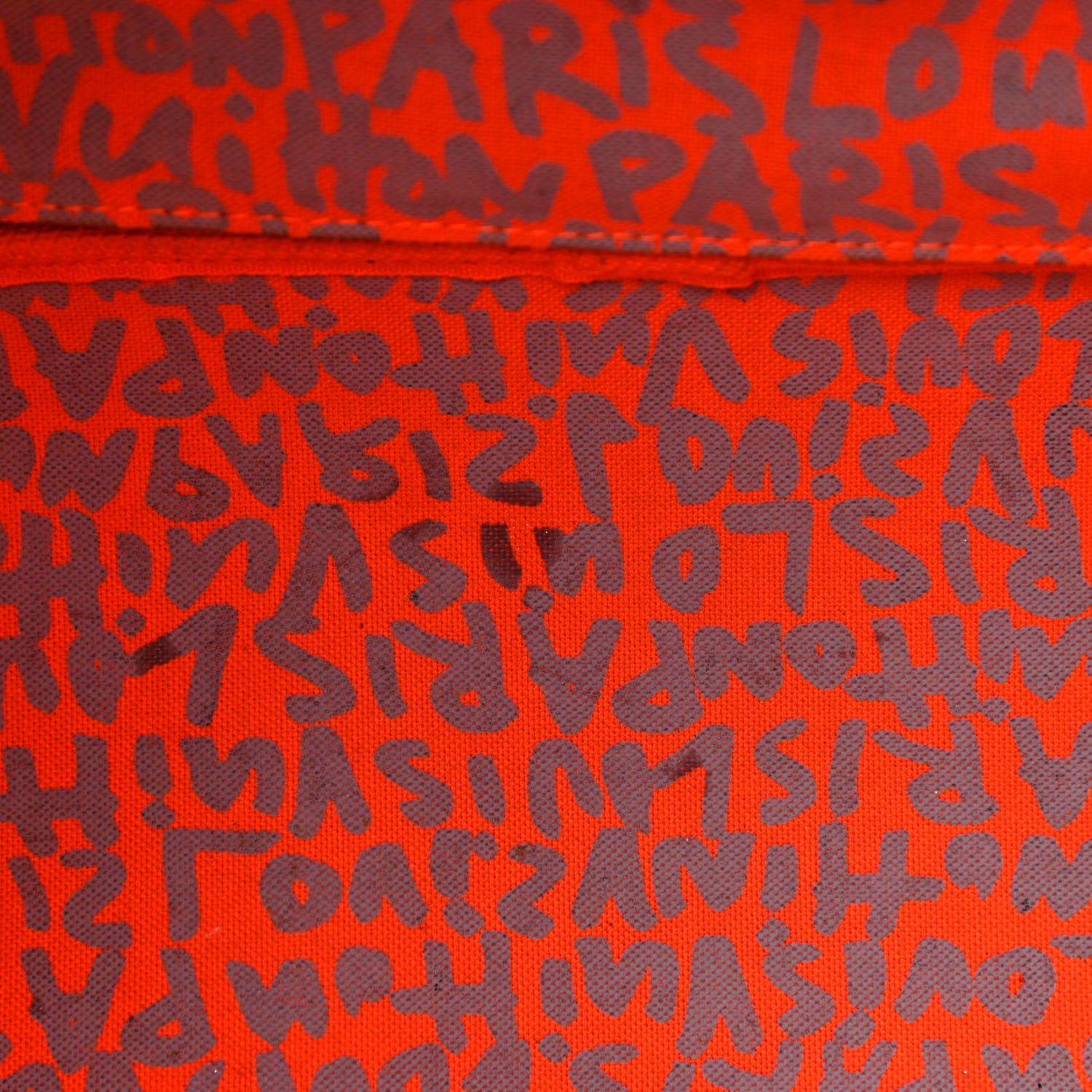 Louis Vuitton Monogram Graffiti Neverfull GM Orange 9 of 9