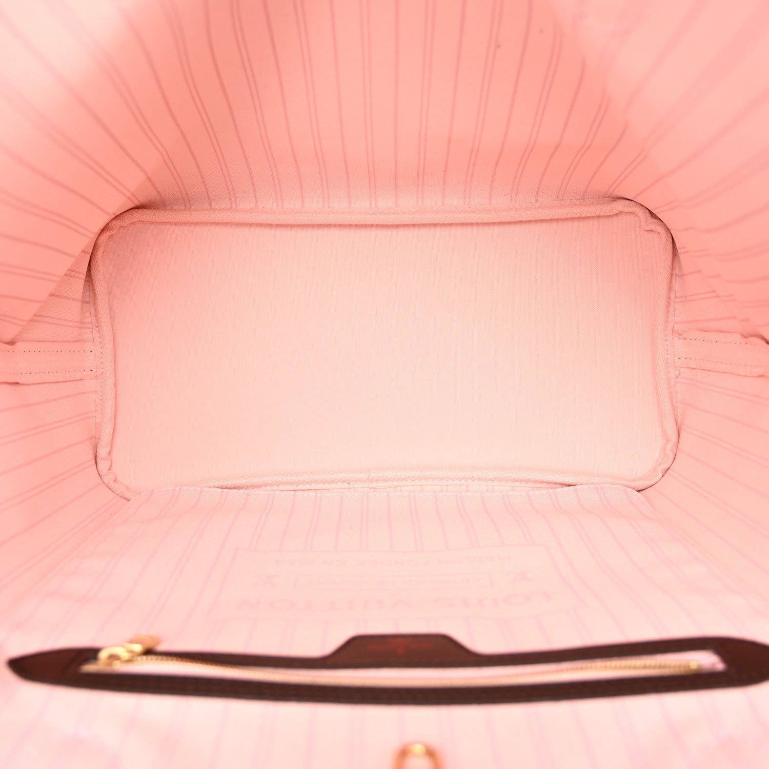 Louis Vuitton Damier Ebene Neo Neverfull MM Rose Ballerine 5 of 9