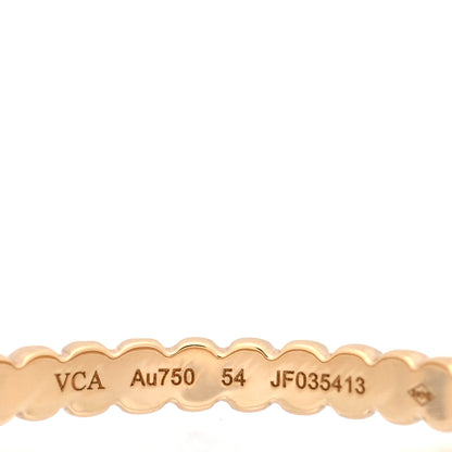 Van Cleef & Arpels 18K Yellow Gold Small Perlee Ring 54 6.75 4 of 4