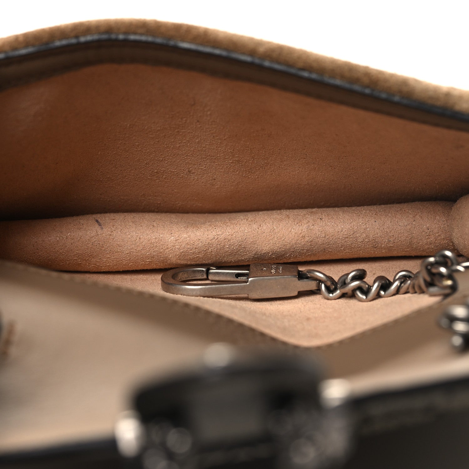 Gucci GG Supreme Monogram Super Mini Dionysus Shoulder Bag Taupe 5 of 10