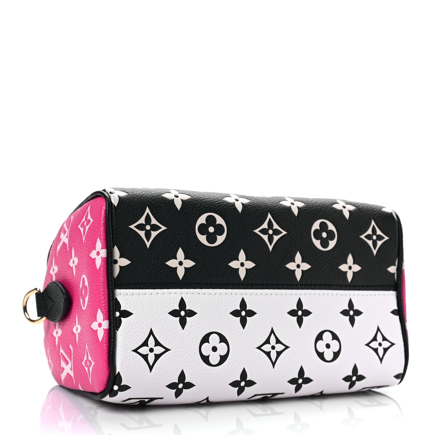 Empreinte Monogram Spring in the City Speedy Bandouliere 20 Black White Pink