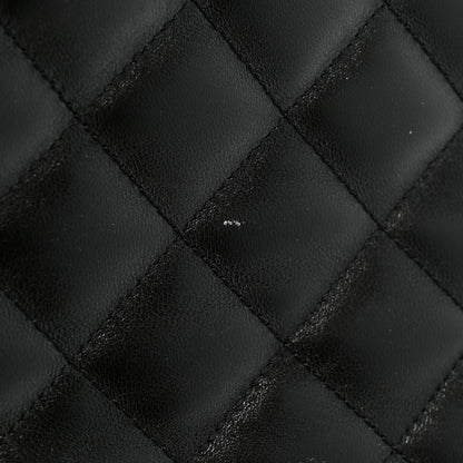 Saint Laurent Lambskin Quilted Maxi Icare Shopping Tote Black 13 of 14