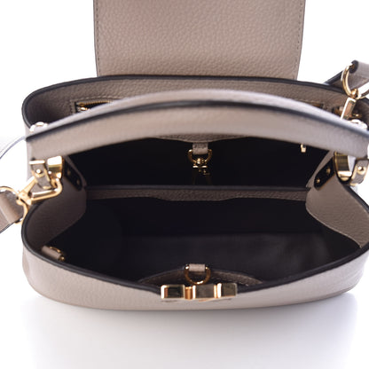 Louis Vuitton Taurillon Capucines BB Galet 9 of 10