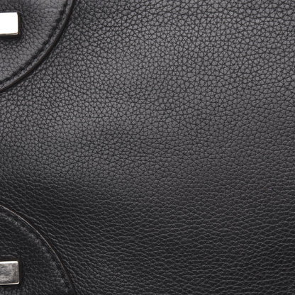 Celine Drummed Calfskin Mini Luggage Black 9 of 12