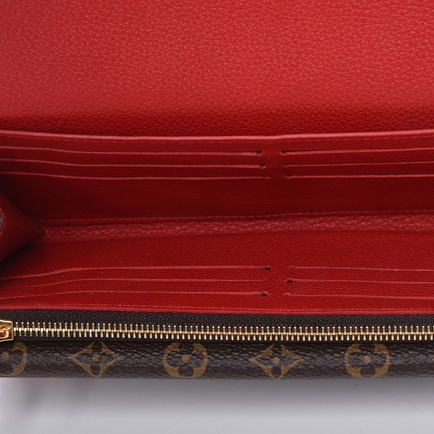 Louis Vuitton Calfskin Double V Wallet Rubis 5 of 7