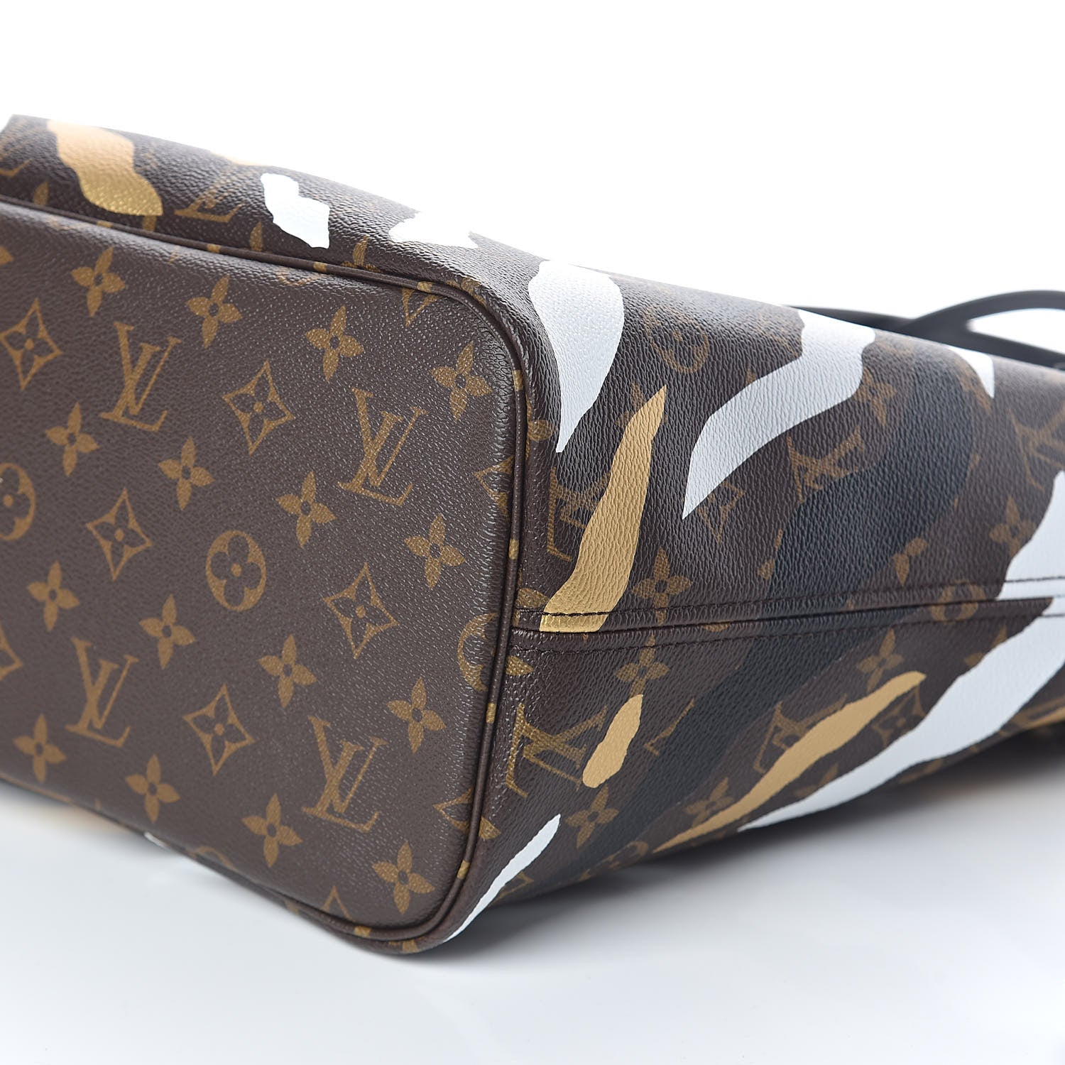 Louis Vuitton X LOL Monogram Neverfull MM Gold Silver 10 of 10