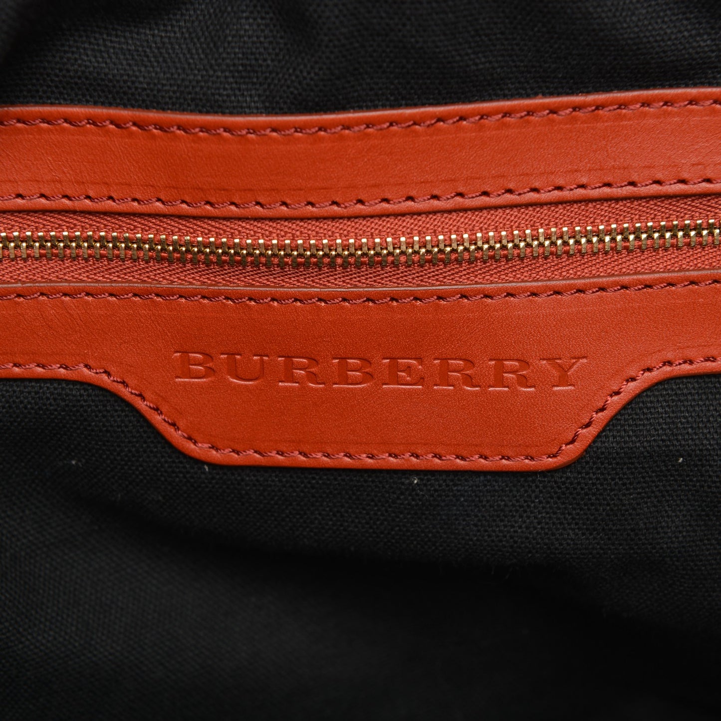 House Check Small Canterbury Tote Bright Russet