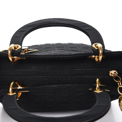 Christian Dior Nylon Cannage Medium Lady Dior Black 11 of 16