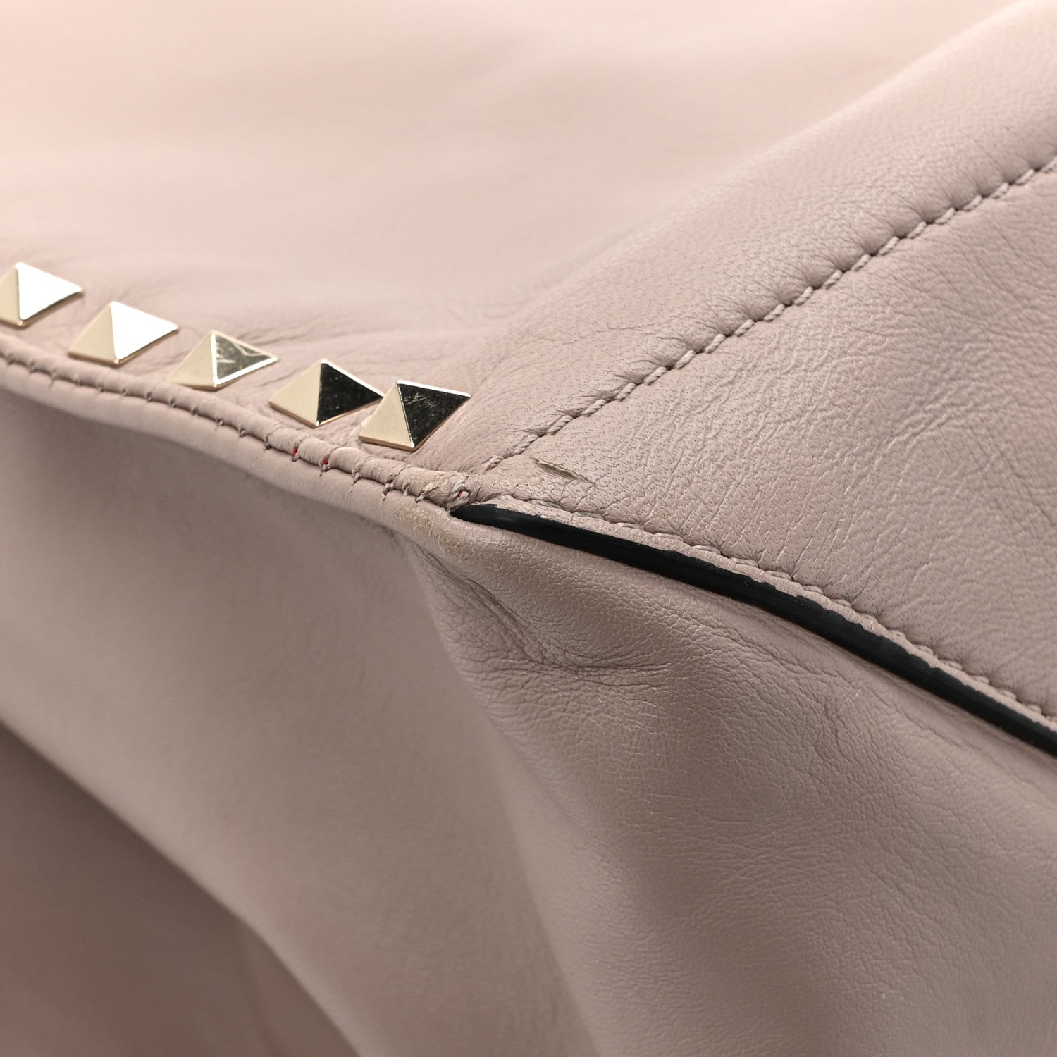 Valentino Garavani Nappa Medium Rockstud Soft Tote Soft Noisette 20 of 21