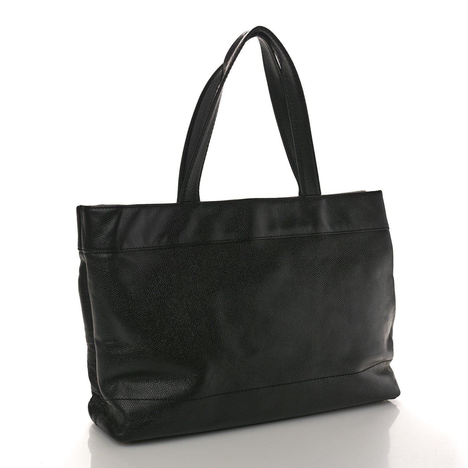 Chanel Caviar CC Timeless Shoulder Bag Black 3 of 13
