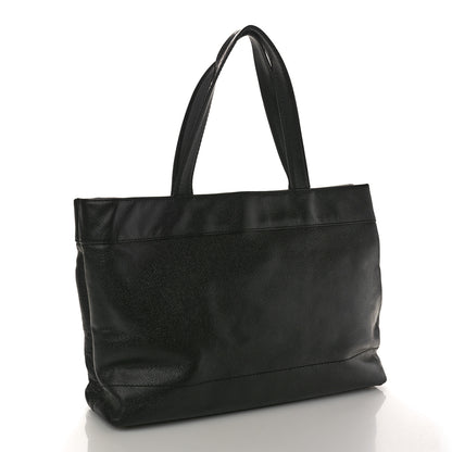Chanel Caviar CC Timeless Shoulder Bag Black 3 of 13