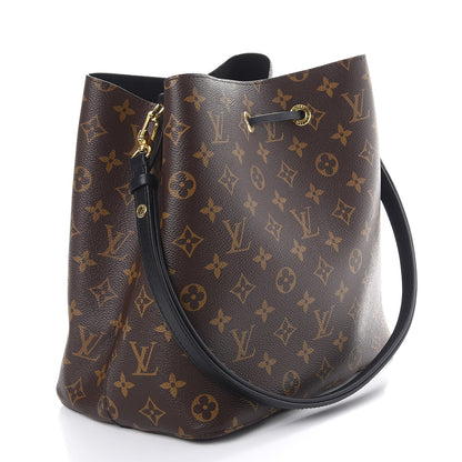 Louis Vuitton Monogram Neonoe MM Black 3 of 8