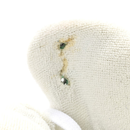 Saint Laurent Calfskin Womens SL/80 Mid Top Sneakers 37.5 Optic White 9 of 10