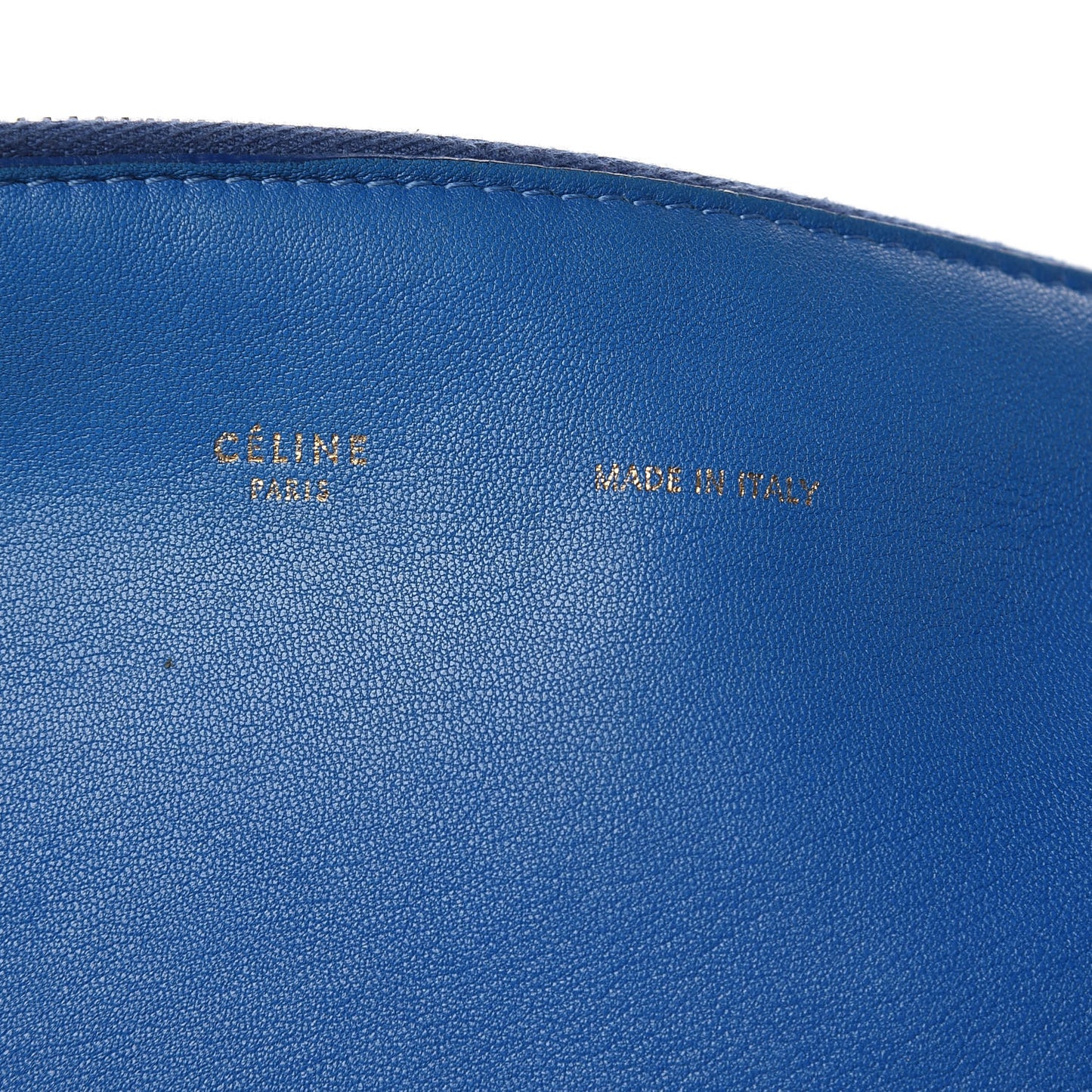 Lambskin Crossbody Adjustable Bag Blue