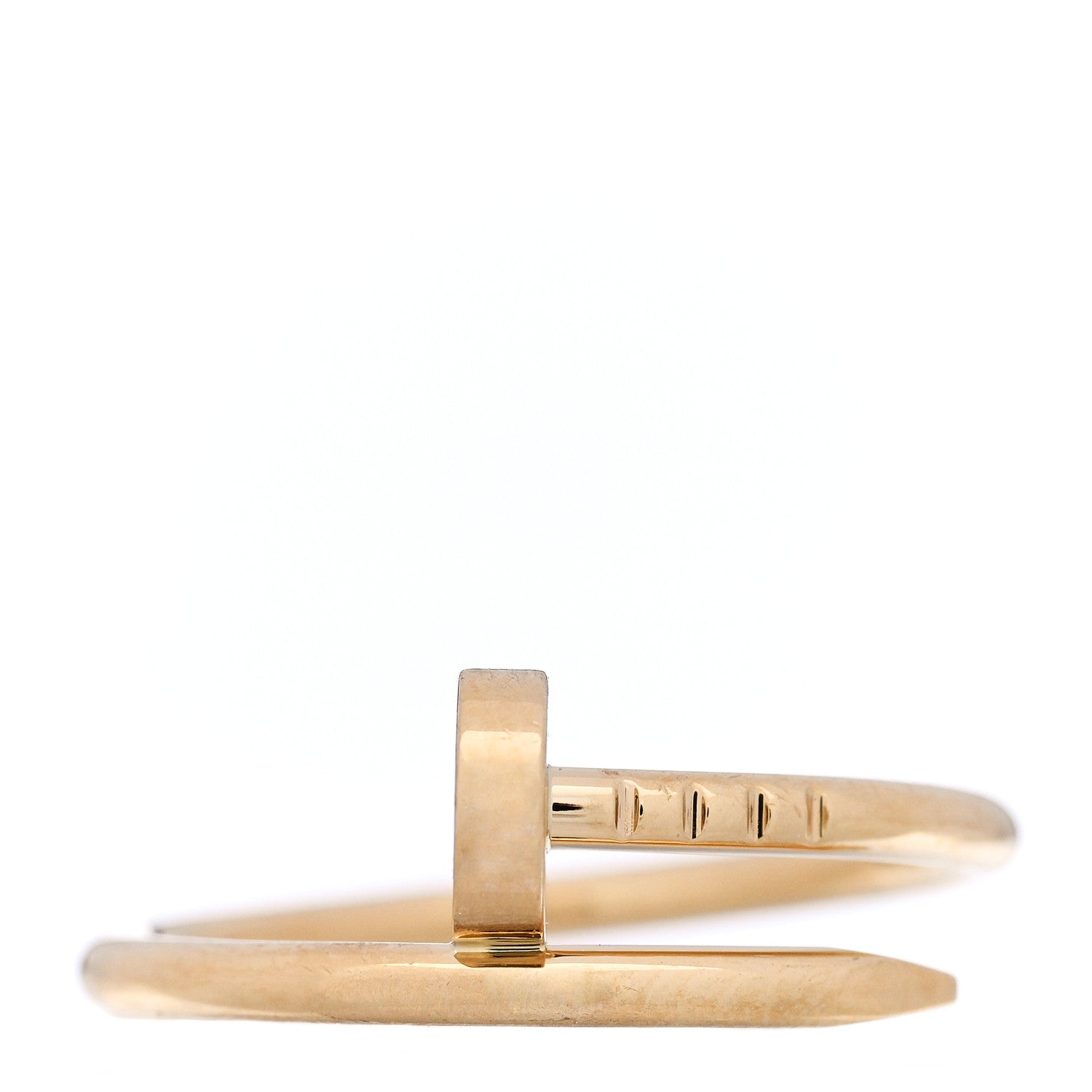 Cartier 18K Yellow Gold Small Juste Un Clou Ring 53 6.25 1 of 6