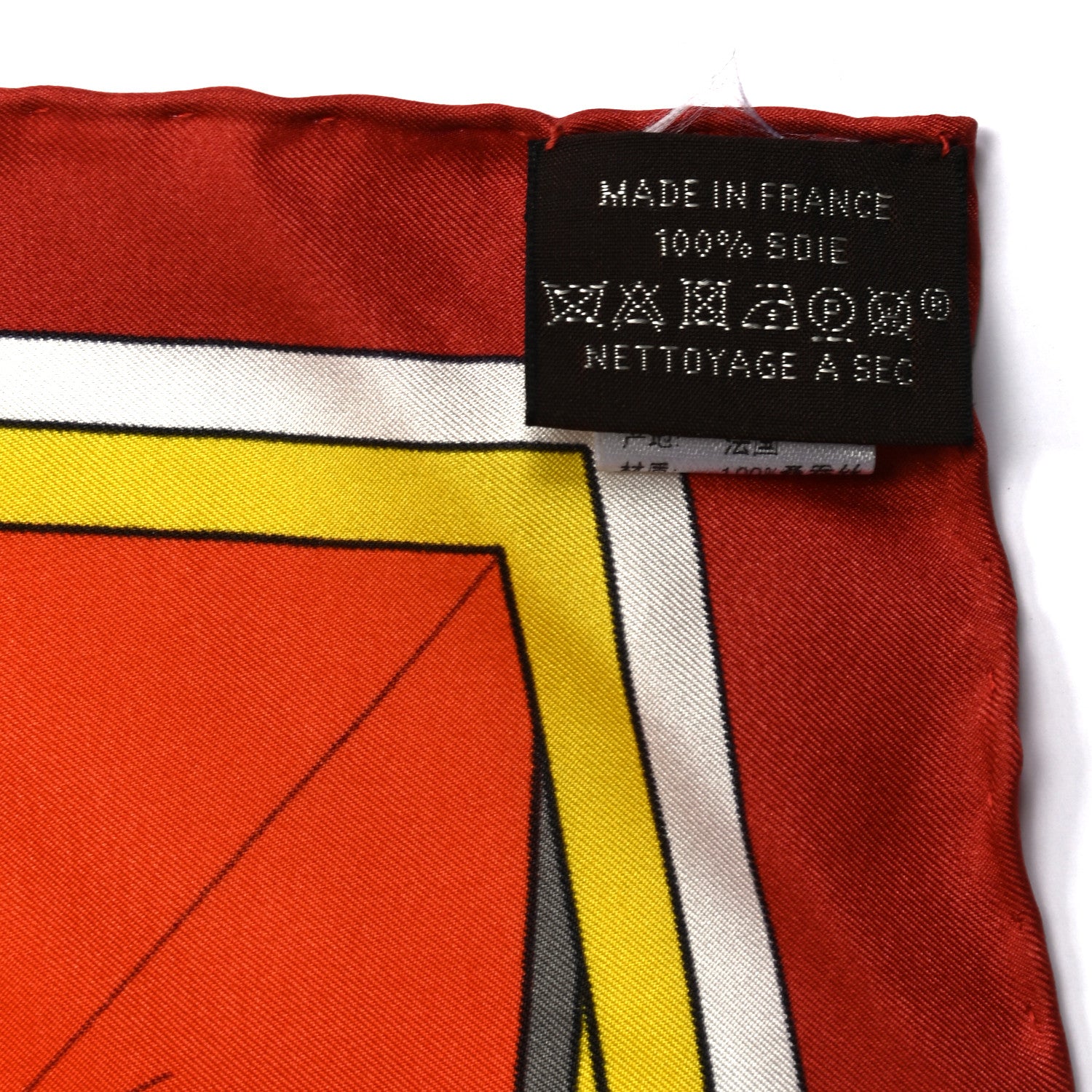 Hermes Silk Summer Petit Duc Giant Scarf 140 Orange Rose Black 4 of 4