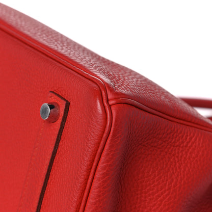 Hermes Togo Birkin 35 Rouge Casaque 9 of 38