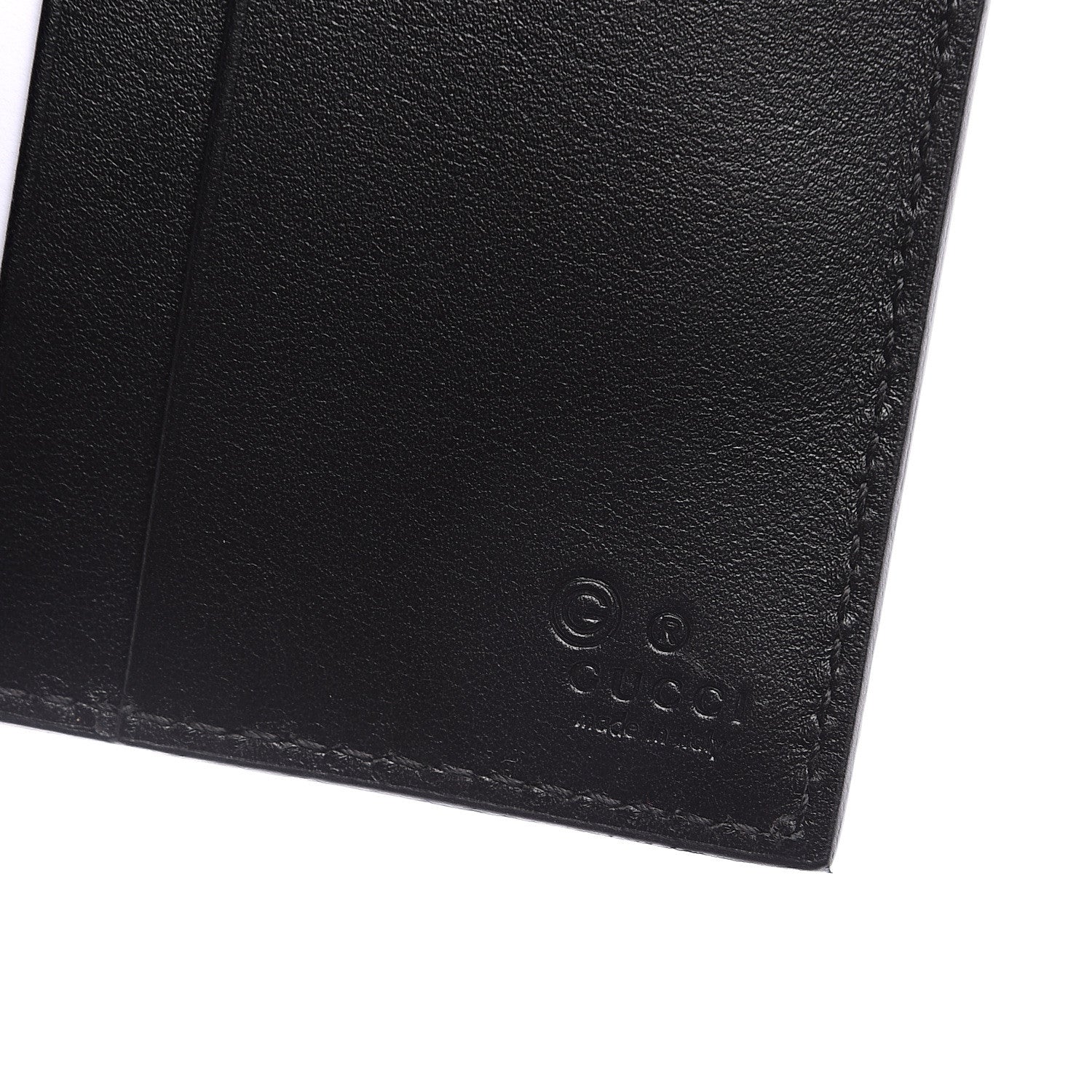 Gucci Microguccissima Bi-Fold Wallet Black 5 of 5