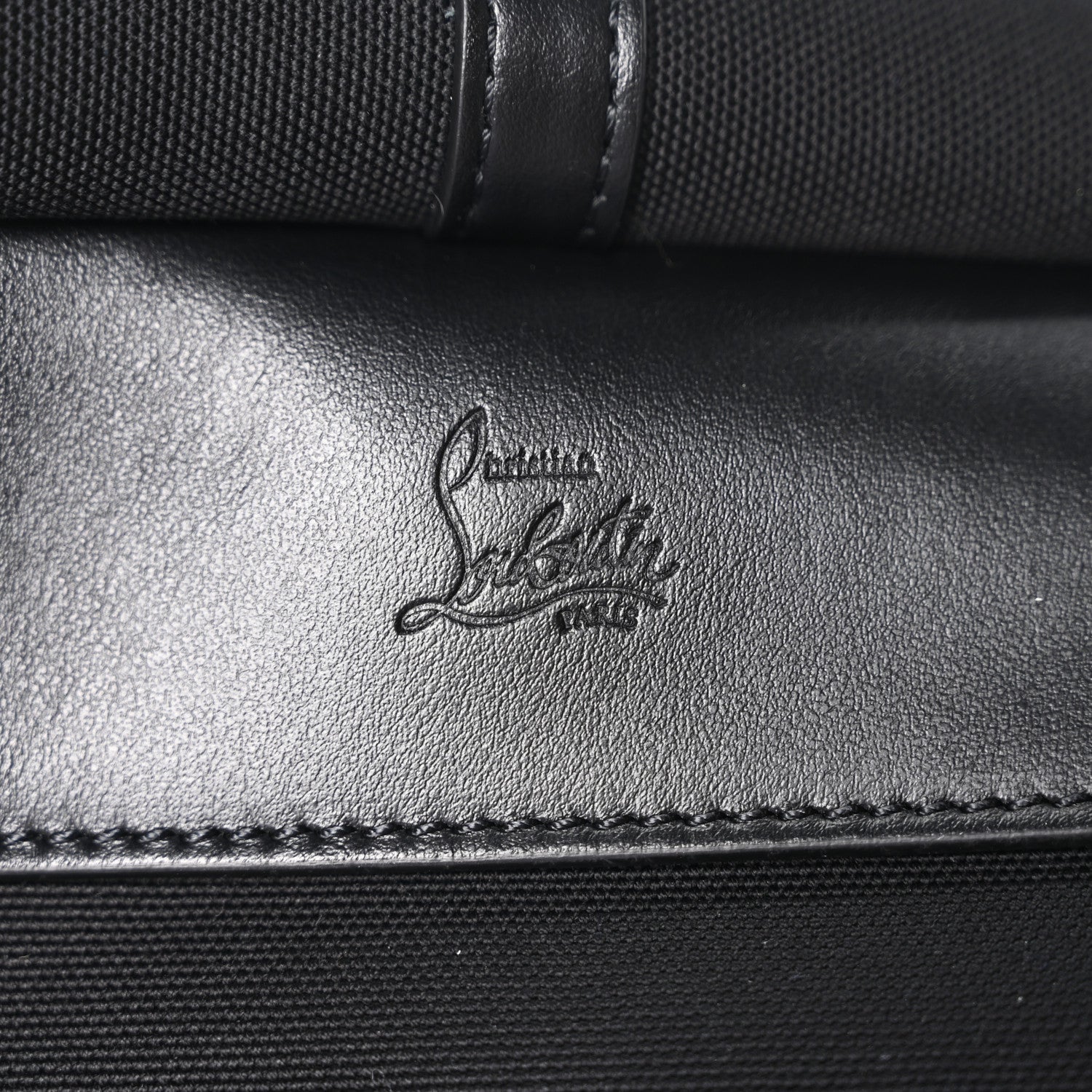 Christian Louboutin Canvas Frangibus Tote Black 6 of 9