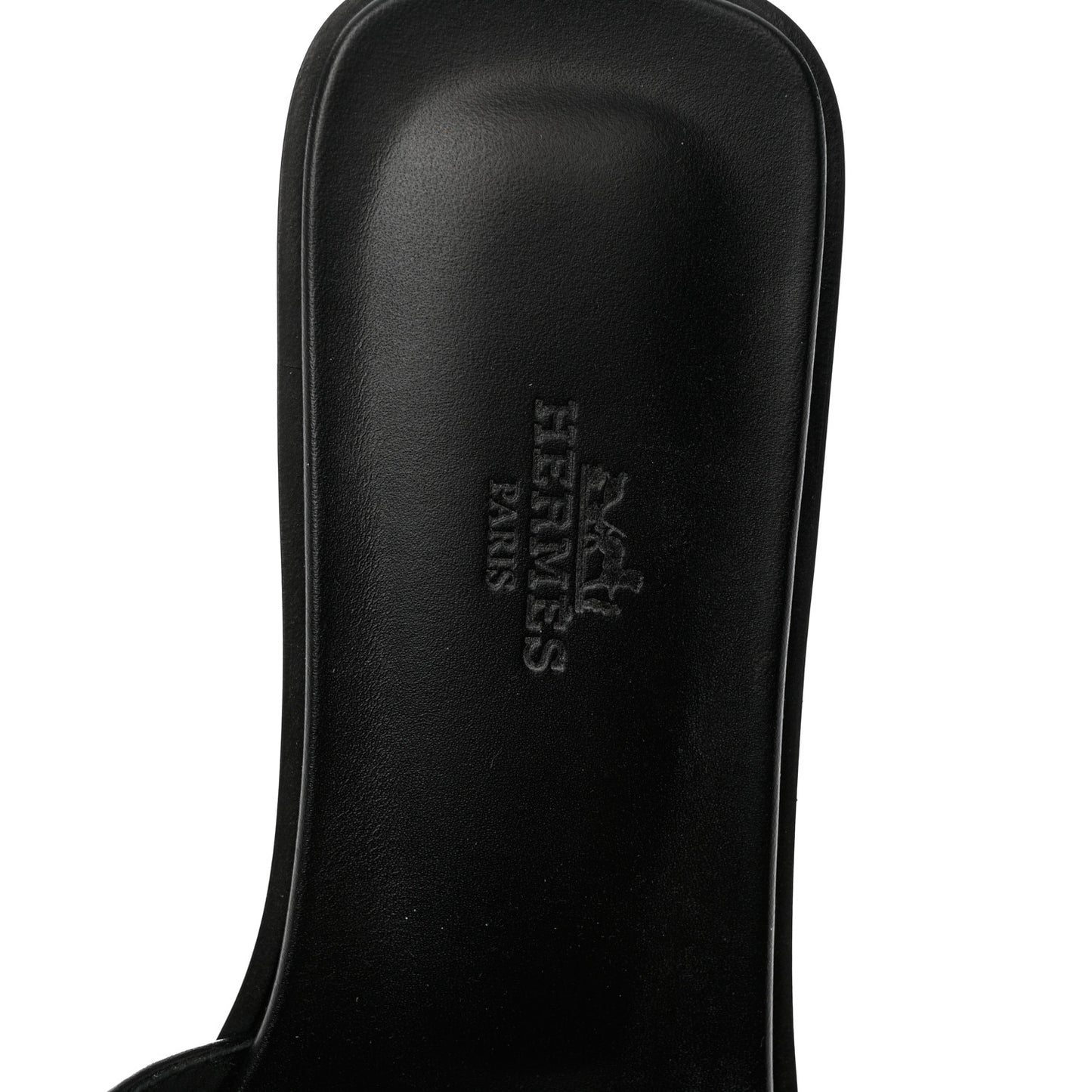 Box Calfskin Oran Sandals 39.5 Black