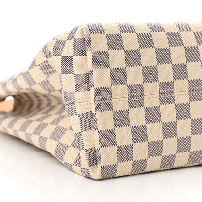 Louis Vuitton Damier Azur Graceful MM Rose Ballerine 9 of 10