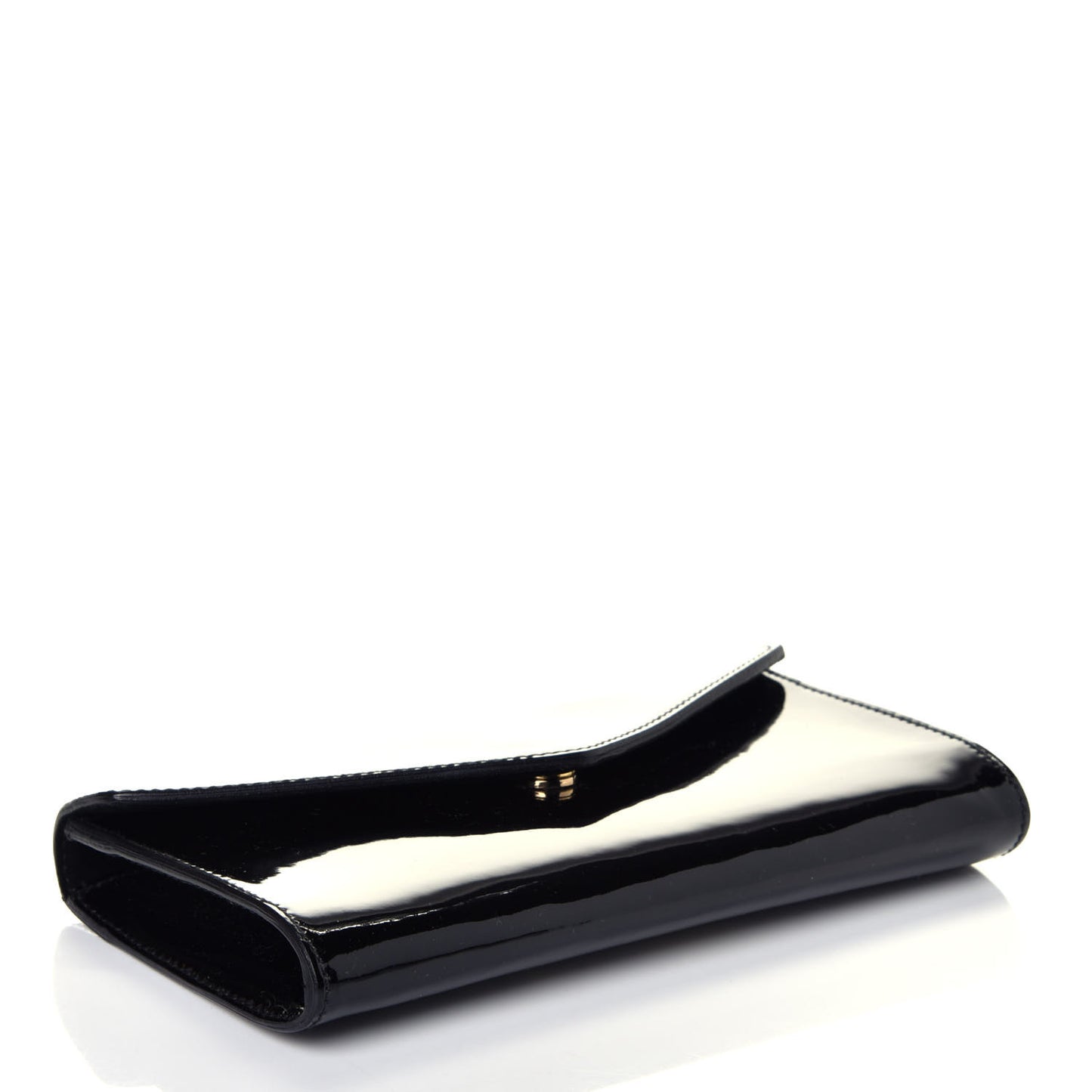 Patent Y-Mail Clutch Black
