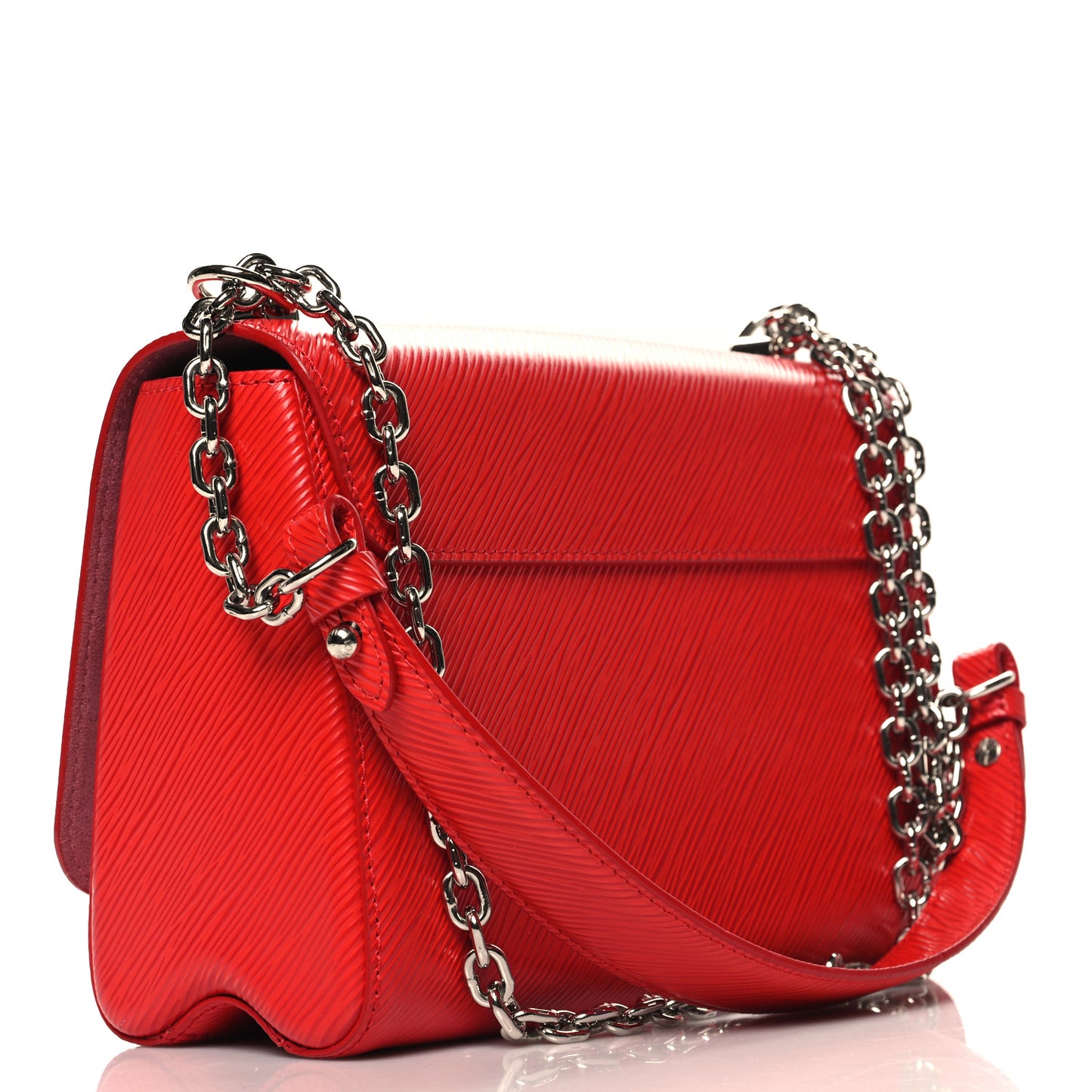 Epi Twist Shoulder Bag MM Coquelicot