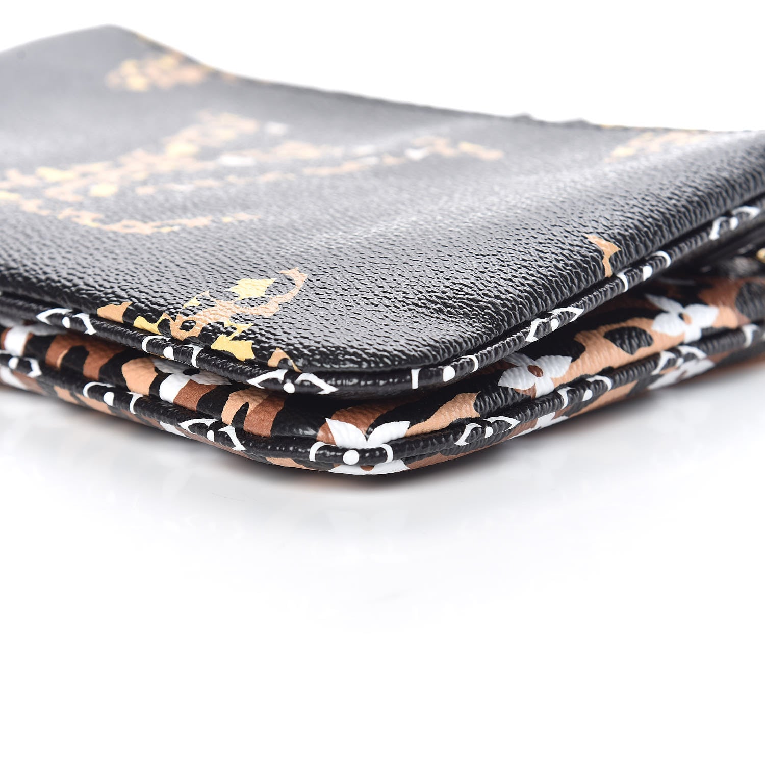 Louis Vuitton Monogram Giant Jungle Pochette Double Zip Black 9 of 10