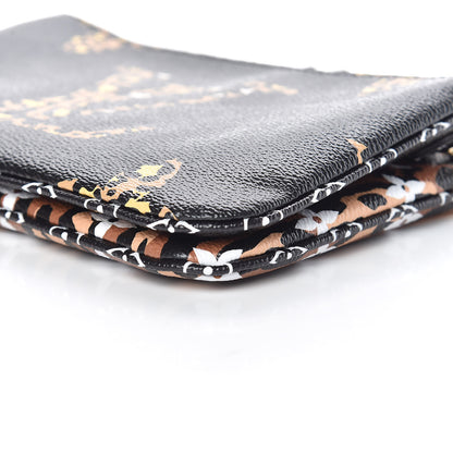 Louis Vuitton Monogram Giant Jungle Pochette Double Zip Black 9 of 10