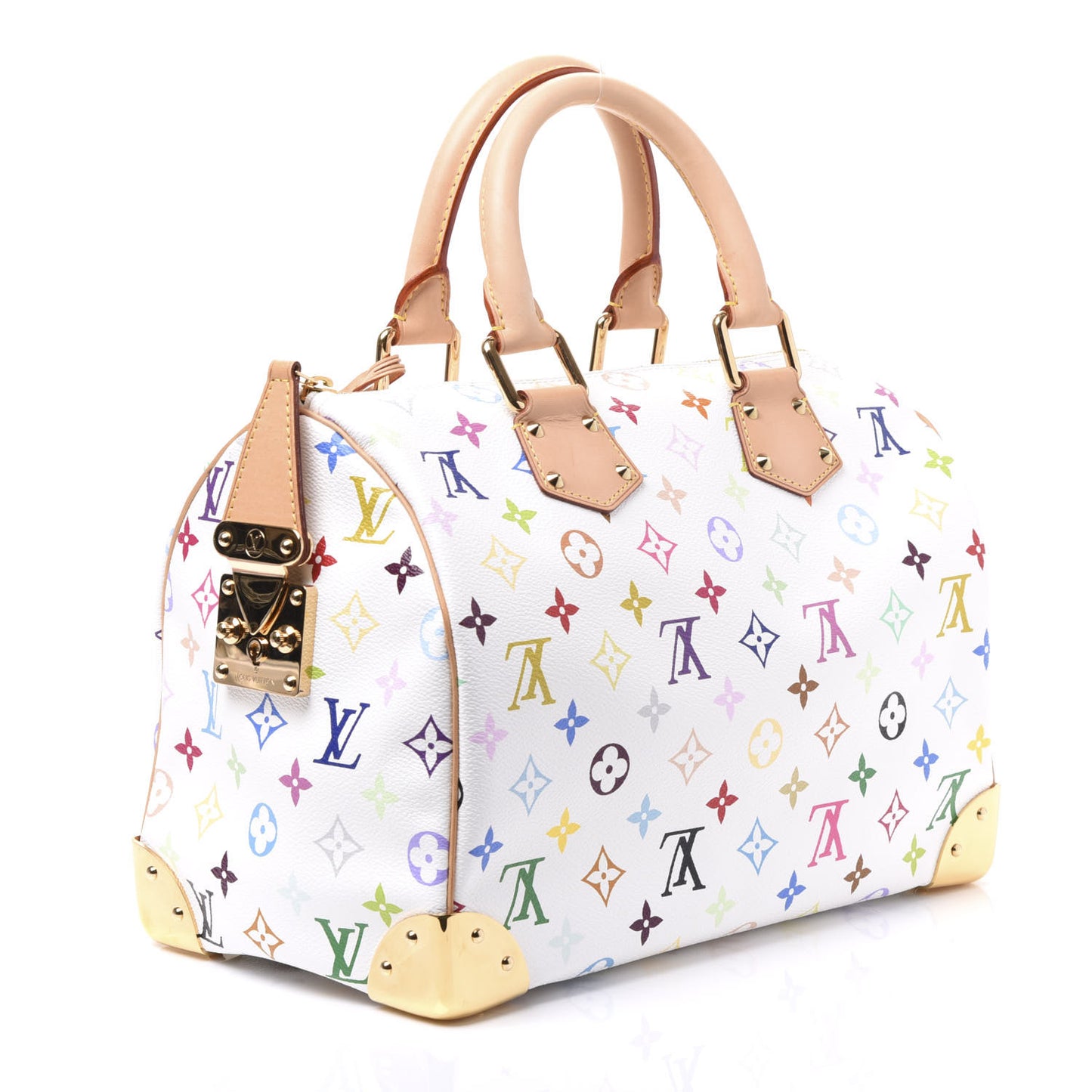 Monogram Multicolor Speedy 30 White