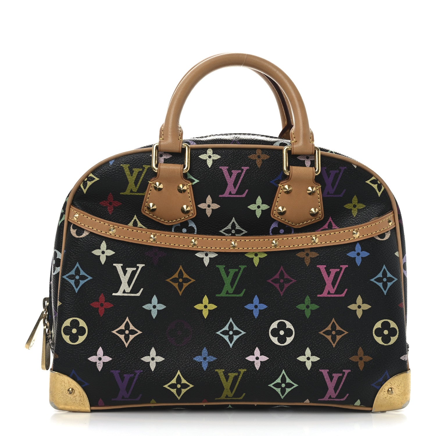 Louis Vuitton Monogram Multicolor Trouville Black 1 of 10