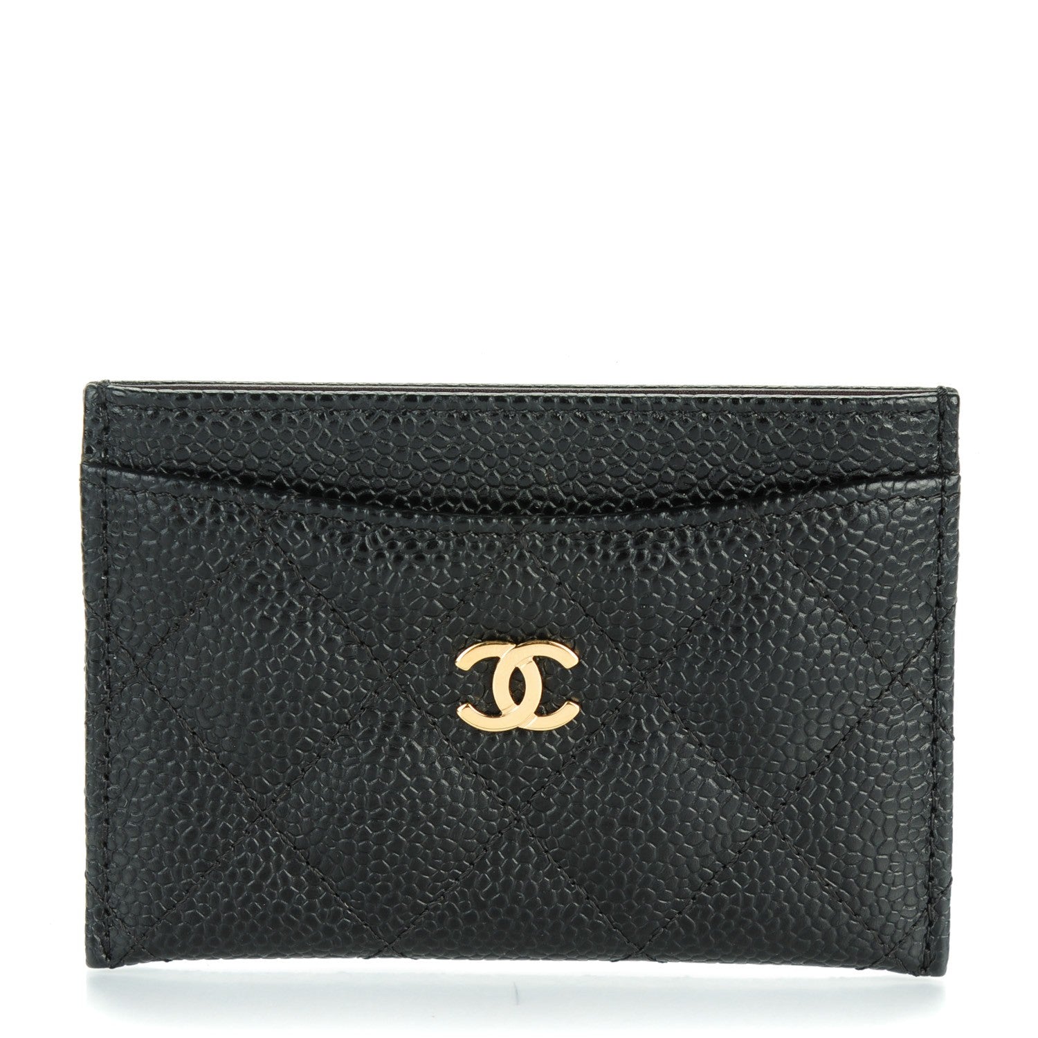 Chanel Caviar Quilted Card Holder Black 1 of 8