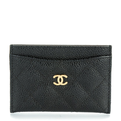 Chanel Caviar Quilted Card Holder Black 1 of 8