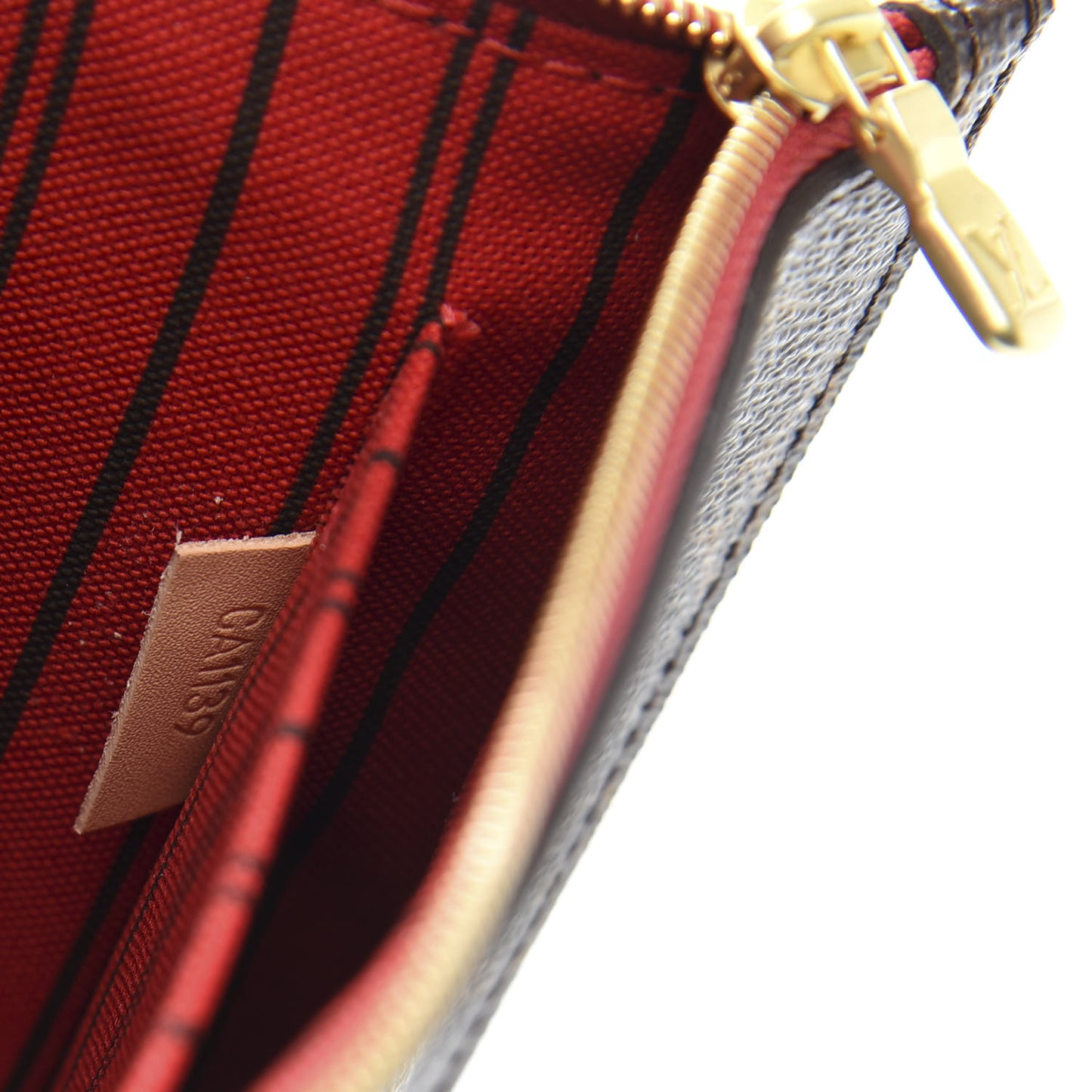 Monogram Neverfull MM GM Pochette Cherry