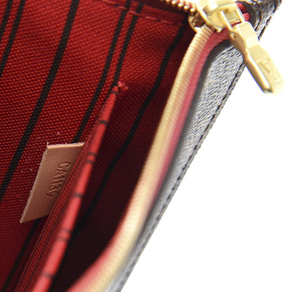 Louis Vuitton Monogram Neverfull MM GM Pochette Cherry 7 of 9