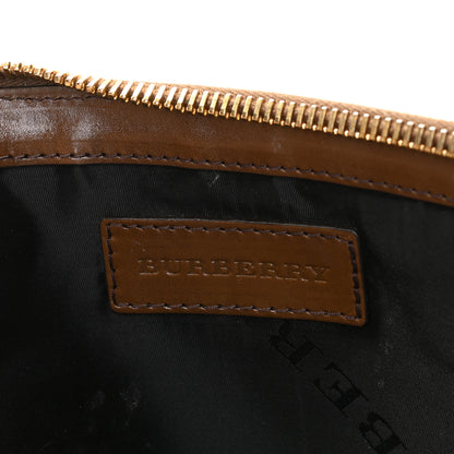Burberry Bridle Nubuck Alma Fox Clutch Taupe Brown 4 of 12