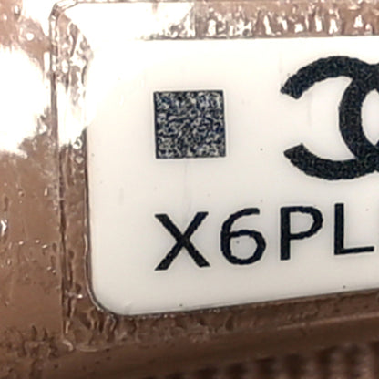 Chanel Caviar Quilted Top Handle Slim Vanity With Chain Dark Beige 7 of 11