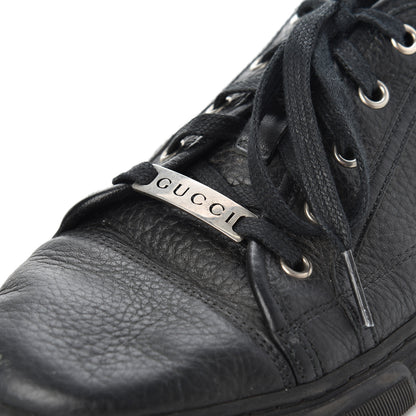 Gucci Nappa Mens Low Top Sneakers 9.5 Black 10 of 19