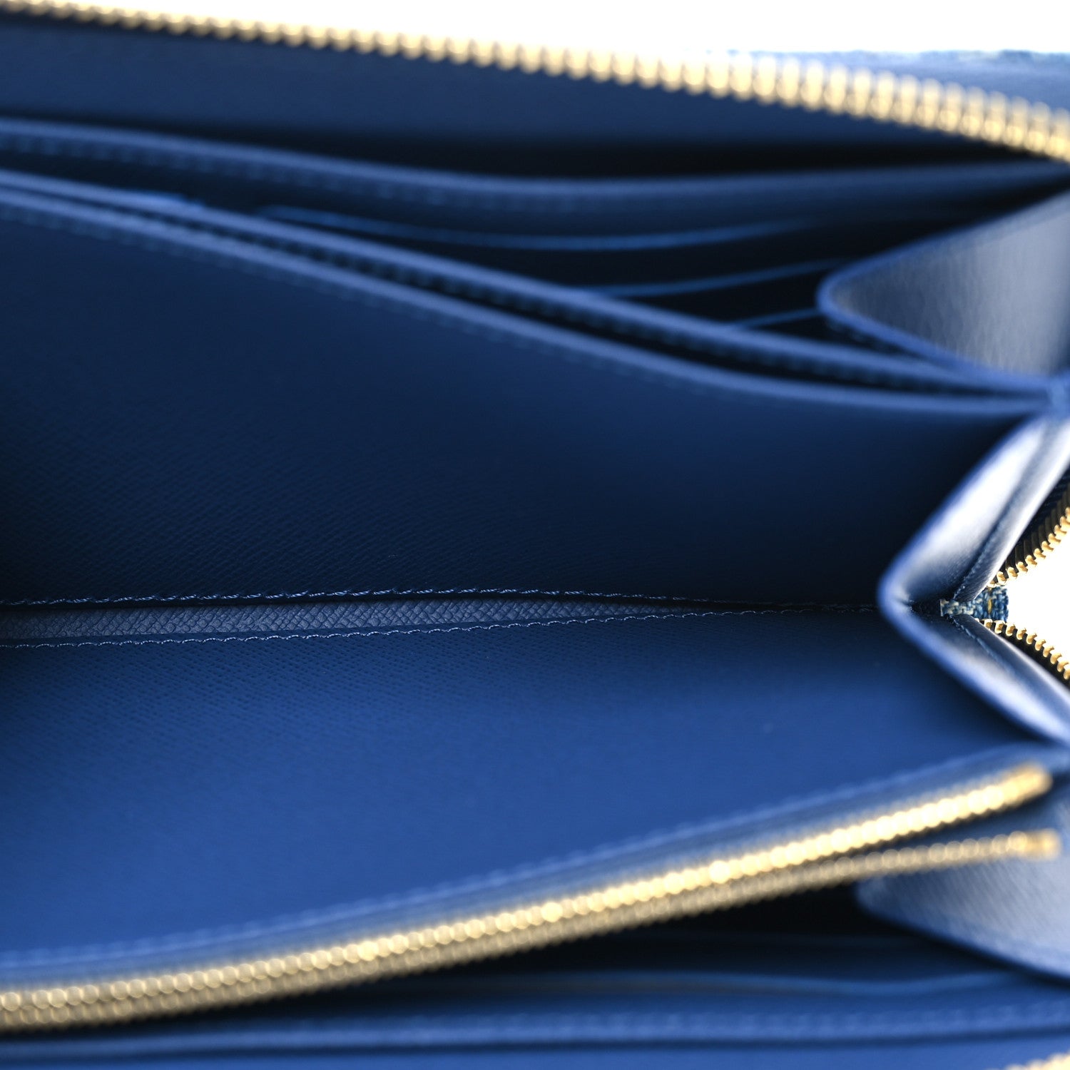 Louis Vuitton LV X TM Monogram Denim Cerises Zippy Wallet Blue 7 of 12